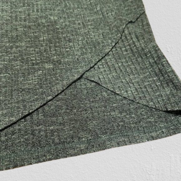 Cable Knit High Neck Cold Shoulder Body Con Dress - Picture 4 of 9